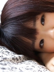 Azusa Togashi plays with her big assets and shows hot ass